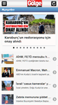 Mobile Screenshot of golgegazetesi.com